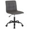 Alamont Home - Sorrento Contemporary Leather/Faux Leather Swivel Office Chair - Gray LeatherSoft-Front_Standard
