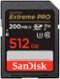 SanDisk - Extreme PRO 512GB SDXC UHS-I Memory Card-Front_Standard