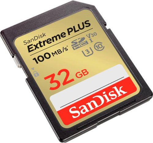 SanDisk - Extreme PLUS 32GB SDHC UHS-I Memory Card