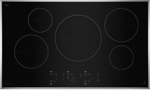 JennAir - 36" Lustre Built-In Electric Cooktop with Auto Sensor Cooking - Black