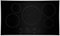 JennAir - 36" Lustre Built-In Electric Cooktop with Auto Sensor Cooking - Black-Front_Standard