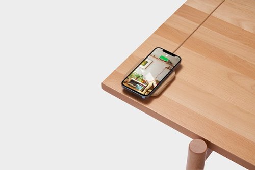 Courant Essentials CATCH:1 10W Qi-Certified Wireless Charger for iPhone and Android - Camel GLOBAL SHIPPING