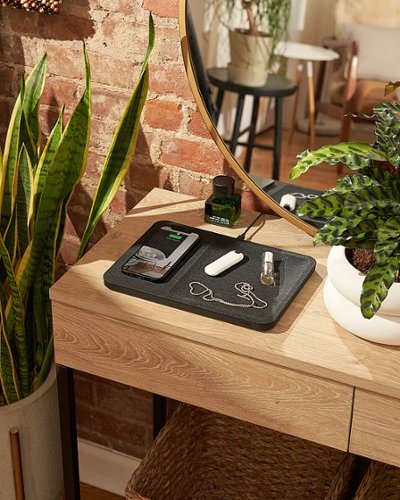 Courant Essentials CATCH:3 10W Qi-Certified Wireless Charger with Accessory Tray - Charcoal HOW TO BUY
