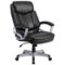 Alamont Home - Hercules Big & Tall 500 lb. Rated Executive Ergonomic Office Chair - Black LeatherSoft-Front_Standard