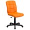 Alamont Home - Clayton Modern Vinyl Swivel Office Chair - Orange-Front_Standard
