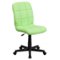 Alamont Home - Clayton Modern Vinyl Swivel Office Chair - Green-Front_Standard