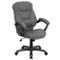 Alamont Home - Jessie Contemporary Fabric Swivel Office Chair - Gray Microfiber-Front_Standard