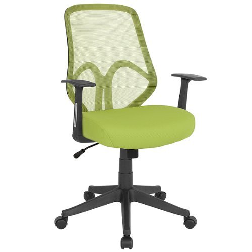 Flash Furniture - Salerno Series High Back Mesh Office Chair with Arms - Green