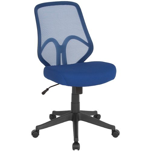 Flash Furniture - Salerno Series High Back Mesh Office Chair - Navy