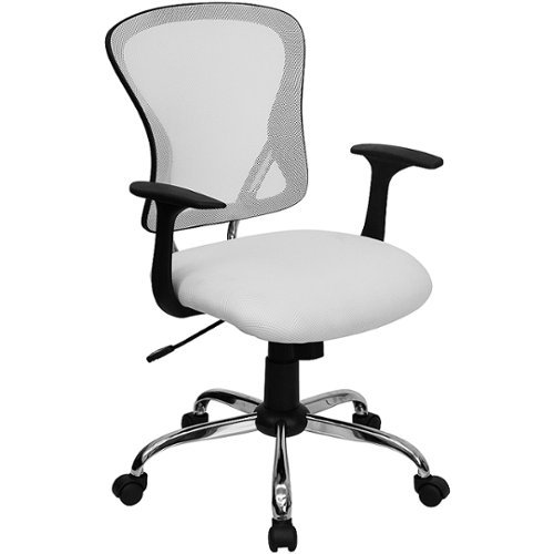 

Flash Furniture - Alfred Contemporary Mesh Swivel Office Chair - White