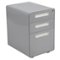 Alamont Home - Wren Modern Steel 3-Drawer Filing Cabinet - Gray-Front_Standard