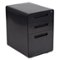 Alamont Home - Wren Modern Steel 3-Drawer Filing Cabinet - Black-Front_Standard