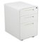 Alamont Home - Wren Modern Steel 3-Drawer Filing Cabinet - White-Front_Standard