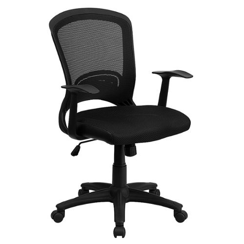 

Flash Furniture - Manny Contemporary Mesh Swivel Office Chair - Black