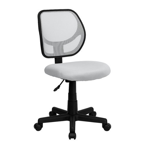 Alamont Home - Neri Contemporary Mesh Swivel Office Chair - White