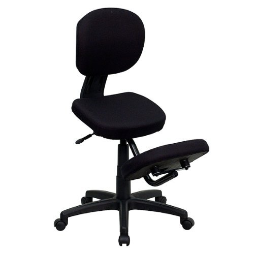 

Flash Furniture - Tatum Contemporary Fabric Kneeling Chair - Black