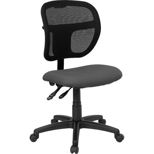 

Flash Furniture - Contemporary Fabric Swivel Office Chair - Gray