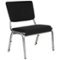 Alamont Home - Hercules Contemporary Fabric Big & Tall Stack Chair - Black Fabric-Front_Standard