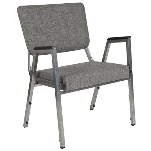 

Flash Furniture - Hercules Contemporary Fabric Big & Tall Stack Chair - Gray Fabric