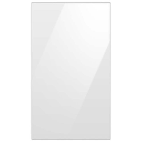 Samsung - Bespoke 4-Door Flex Refrigerator Panel - Bottom Panel - White Glass