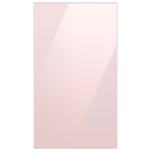 Samsung - Bespoke 4-Door Flex Refrigerator Panel - Bottom Panel - Pink Glass