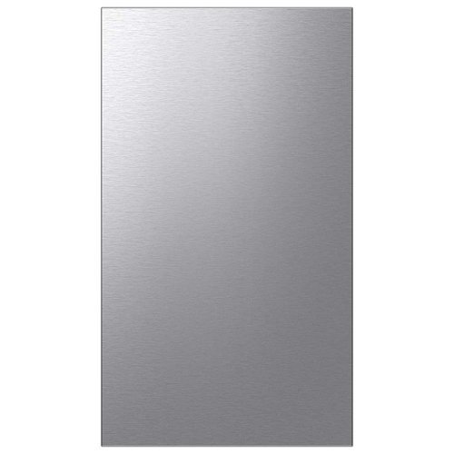 Samsung - Bespoke 4-Door Flex Refrigerator Panel - Bottom Panel - Stainless Steel