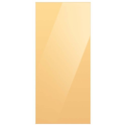 Samsung - Bespoke 4-Door Flex Refrigerator Panel - Top panel - Sunrise yellow glass