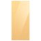 Samsung - Bespoke 4-Door Flex Refrigerator Panel - Top panel - Sunrise Yellow Glass-Front_Standard