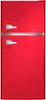 Insignia™ - 4.5 Cu. Ft. Retro Mini Fridge with Top Freezer and ENERGY STAR Certification - Red-Front_Standard 