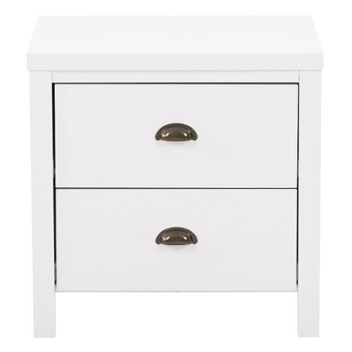 CorLiving - Boston 2-Drawer Night Stand