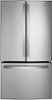 GE - 27.0 Cu. Ft. French Door Refrigerator with Internal Water Dispenser - Stainless Steel-Front_Standard