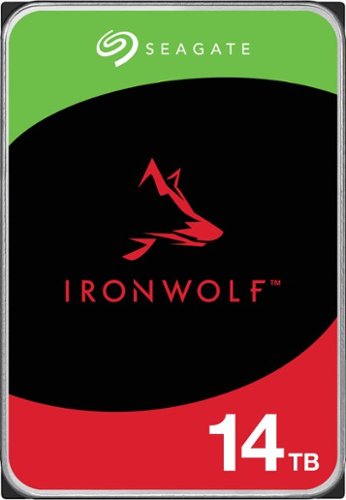 Seagate - IronWolf 14TB Internal SATA NAS Hard Drive with Rescue Data Recovery Services