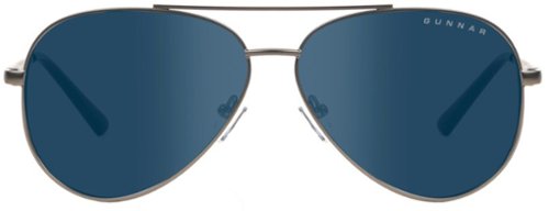 GUNNAR - Maverick Blue Light Sunglasses Gunmetal frames with Sun tint - Gunmetal