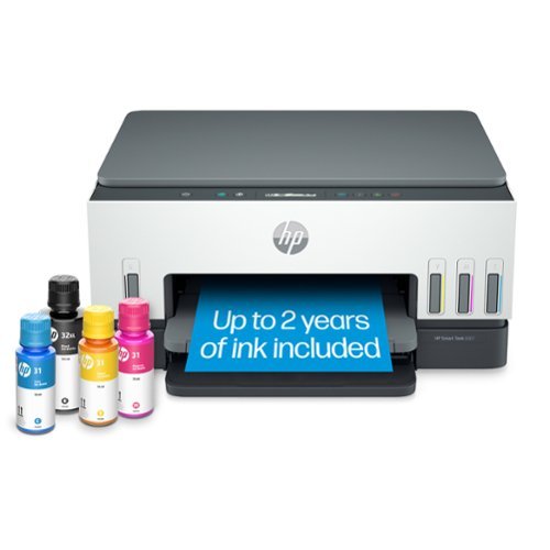 HP - Smart Tank 6001 Wireless All-In-One Supertank Inkjet Printer with up to 2 Years of Ink Included - Basalt
