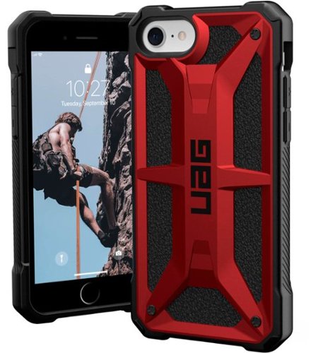 UAG - Monarch case for Apple iPhone 7, 8, and SE (3rd generation) - Crimson