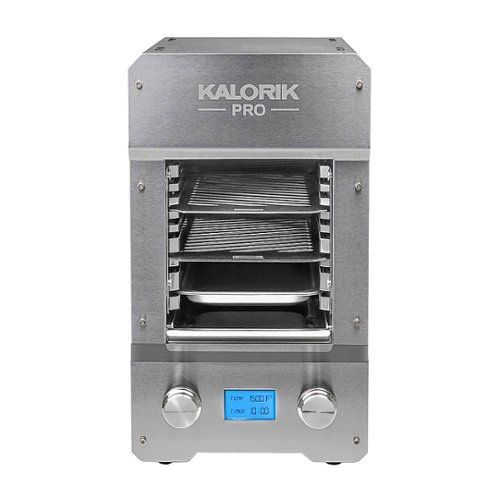 Kalorik - Pro 1500 Indoor Electric Steakhouse Grill - Stainless Steel