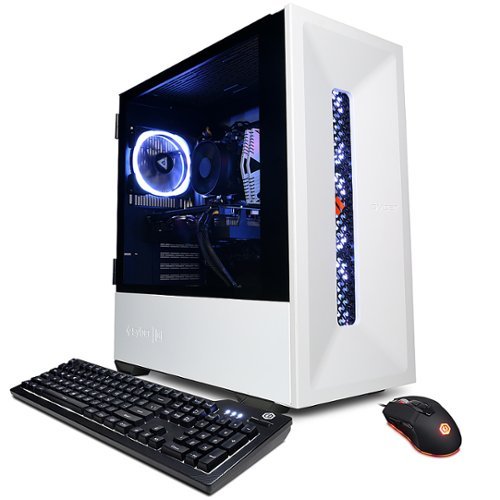 CyberPowerPC - Gamer Xtreme Gaming Desktop -Intel Core i5-12400F - 16GB Memory - AMD Radeon RX 6500 XT - 500GB  SSD - White