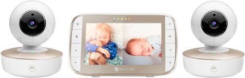 Photos - Baby Monitor Motorola  VM50G-2 5" WiFi Video  with 2 Cameras - White VM50G 