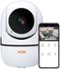 MOBI - Cam HDX Smart HD Pan & Tilt Wi-Fi Baby Monitoring Camera with 2-way Audio and Powerful Night Vision - White-Front_Standard