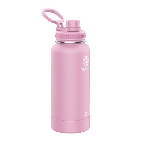 Takeya Actives Spout Water Bottle, 32 Oz, Pink/Lavender