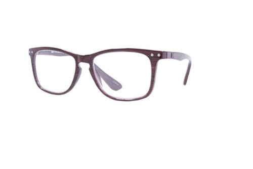 Kreedom - Elijah; 1Lens Readers, Supports +0.50 to +2.50 Diopters in One Lens, Revolutionary Patented Technology - Gloss Wood
