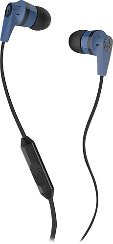  Skullcandy - Ink'd 2 Wired Earbud Headphones - Blue/Black