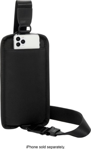 TUMI Alpha 3 Compact Sling - Black WORLDWIDE DELIVERY