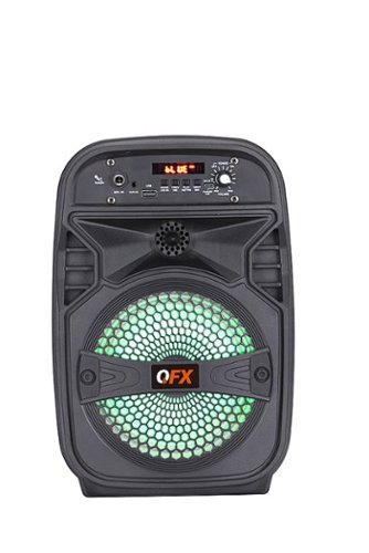 QFX - 6.5" BT Speaker with Stand & Microphone - Black
