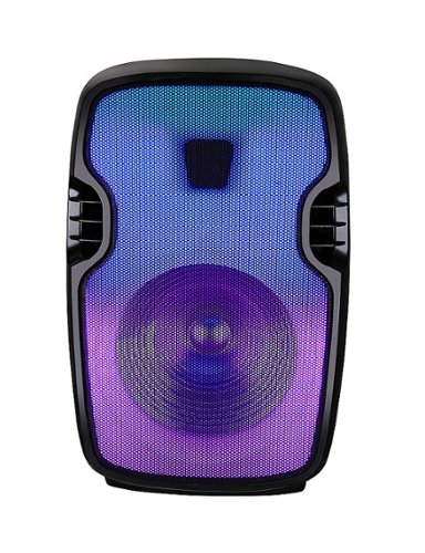 

QFX - 15" Rechargeable BT Speaker Liquid Crystal Lights - Black