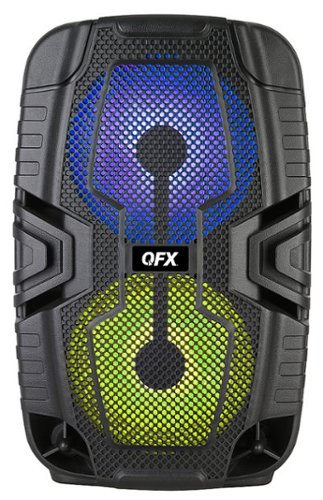 QFX - 2 x 6.5" Bluetooth Recharge Speaker with TWS - Black