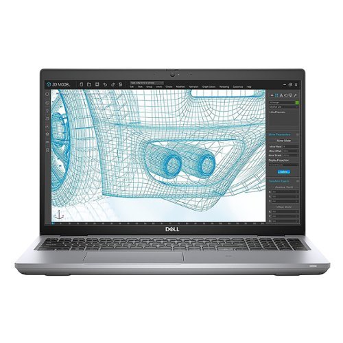 Dell - Precision 3000 15.6" Laptop - Intel Core i7 - 16 GB Memory - NVIDIA T600 - 512 GB SSD - Titan Gray