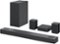 LG - 5.1.2 Channel Soundbar with Wireless Subwoofer, Dolby Atmos and DTS:X - Black-Front_Standard