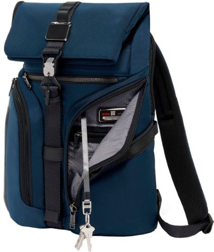 TUMI Alpha Bravo Logistics Backpack - Blue WORLDWIDE DELIVERY