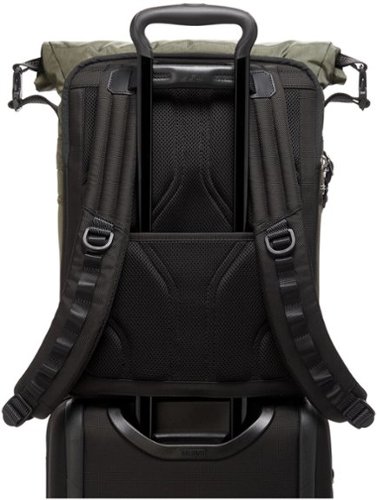 TUMI Ally Roll Top Backpack - Green HOW TO BUY